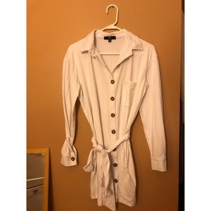 White Misguided dress